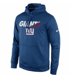 NFL New York Giants Nike Kick Off Staff Performance Pullover Hoodie Royal