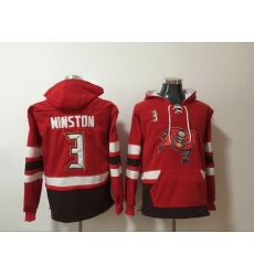 Men Nike Tampa Bay Buccaneers Jameis Winston 3 NFL Winter Thick Hoodie