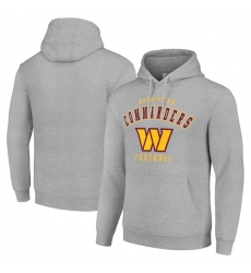 Men Washington Commanders Grey Pullover Hoodie