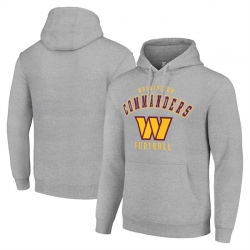 Men Washington Commanders Grey Pullover Hoodie