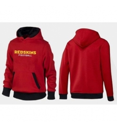 NFL Mens Nike Washington Redskins English Version Pullover Hoodie RedBlack