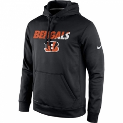 NFL Cincinnati Bengals Nike Kick Off Staff Performance Pullover Hoodie Black