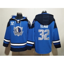 Men Dallas Mavericks 32 Cooper Flagg Blue Navy Ageless Must Have Lace Up Pullover Hoodie