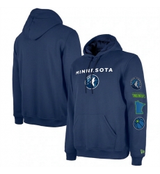 Men Minnesota Timberwolves Navy 2023 24 City Edition Pullover Hoodie