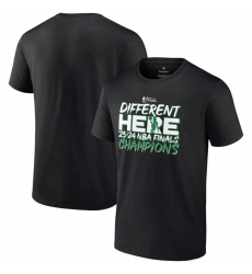 Men Boston Celtics Black 2024 Finals Champions Outlet Pass Hometown Originals T Shirt