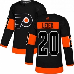 Mens Adidas Philadelphia Flyers 20 Taylor Leier Premier Black Alternate NHL Jersey 