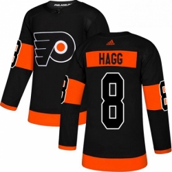 Mens Adidas Philadelphia Flyers 8 Robert Hagg Premier Black Alternate NHL Jersey 