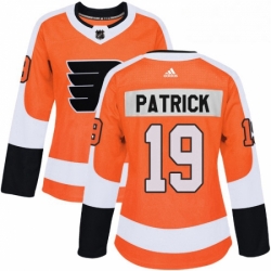 Womens Adidas Philadelphia Flyers 19 Nolan Patrick Authentic Orange Home NHL Jersey 