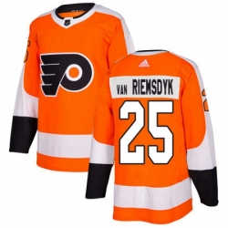 Youth Adidas Philadelphia Flyers 25 James Van Riemsdyk Premier Orange Home NHL Jersey 