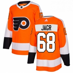 Youth Adidas Philadelphia Flyers 68 Jaromir Jagr Authentic Orange Home NHL Jersey 