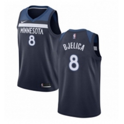 Womens Nike Minnesota Timberwolves 8 Nemanja Bjelica Swingman Navy Blue Road NBA Jersey Icon Edition 