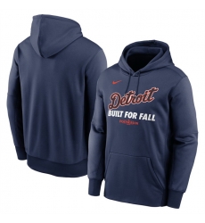Men Detroit Tigers Navy 2025 Postseason Collection Therma Fleece Hoodie Men Detroit Tigers Navy 2025 Postseason Collection Therma Fleece Hoodie