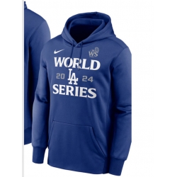 Men Los Angeles Dodgers World 2024 Series Blue Hoodie