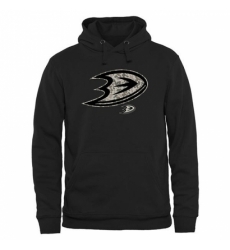 NHL Mens Anaheim Ducks Black Rink Warrior Pullover Hoodie