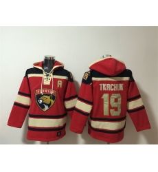 Men Florida Panthers 19 Matthew Tkachuk Red Lace Up Pullover Hoodie Men Florida Panthers 19 Matthew Tkachuk Red Lace Up Pullover Hoodie