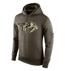 Men Nashville Predators Nike Salute To Service NHL Hoodie