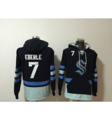 Men Seattle Kraken 7 Jordan Eberle Stitched Hoodie