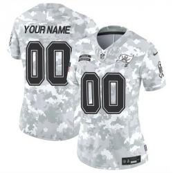 Women Tampa Bay Buccaneers Active Player Custom 2024 F U S E Arctic Camo Salute To Service Limited Stitched Football Jersey