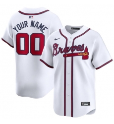Men Women youth Atlanta Braves Active Player Custom White 2024 Home Limited Stitched Baseball Jersey