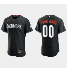 Men Women youth Baltimore Orioles Active Player Custom Black 2023 City Connect Flex Base Stitched Baseball Jersey