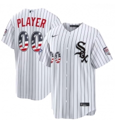 2026 All Star Edition Stars Stripes Chicago White Sox Nike White Stadium Custom Jersey