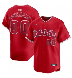 Men Women youth Los Angeles Angels Active Player Custom Red Alternate Limited Stitched Baseball Jersey