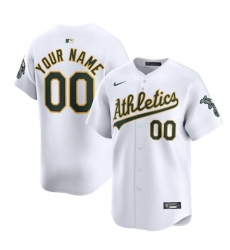 Men Women youth Oakland Athletics Active Player Custom White Home Limited Stitched Jersey