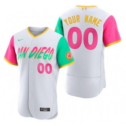 Men Women youth San Diego Padres ACTIVE PLAYER Custom 2022 White City Connect Flex Base Stitched Baseball Jersey