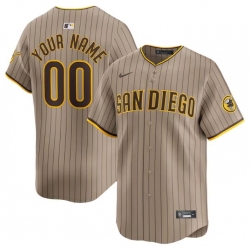 Men Women youth San Diego Padres Active Player Custom Tan 2024 Alternate Limited Stitched Baseball Jersey