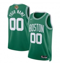Men Boston Celtics Active Player Custom Kelly Green 2024 Finals Icon Edition Stitched Basketball Jersey