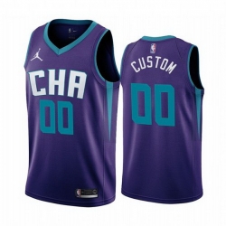 Men Women Youth Toddler All Size Charlotte Hornets Custom Purple 2019 20 Statement Edition NBA Jersey