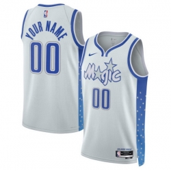 Orlando Magic Nike Unisex 2025 2026 City Edition Swingman Custom Jersey Silver