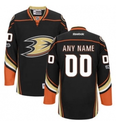 Men Women Youth Toddler NHL Black Jersey - Customized Reebok Anaheim Ducks Third