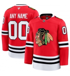 Men Women Youth Chicago Blackhawks Fanatics Red Home Premium Custom Jersey