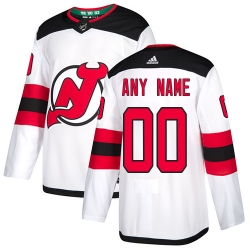 Men Women Youth Toddler Youth White Jersey - Customized Adidas New Jersey Devils Away