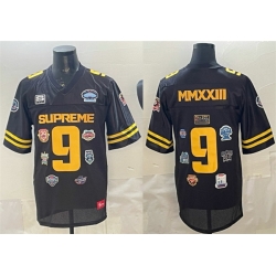 Men Black Football Championship Stitched Jersey