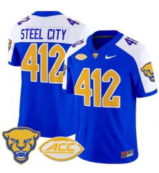 NCAA Steel City #412 Black White Jersey ACC Patch