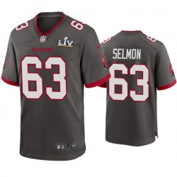 Men Lee Roy Selmon Buccaneers Pewter Super Bowl Lv Game Jersey