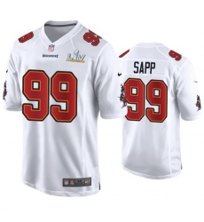 Warren Sapp Buccaneers White Super Bowl Lv Game Fashion Jersey