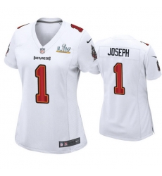 Women Greg Joseph Buccaneers White Super Bowl Lv Game Fashion Jersey