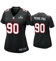 Women Jason Pierre Paul Buccaneers Black Super Bowl Lv Game Fashion Jersey