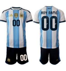 Argentina 2026 FIFA World Cup Soccer Jersey White CUSTOM Argentina 2026 FIFA World Cup Soccer Jersey White CUSTOM