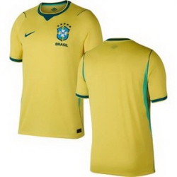 Youth 0 Brazil National Team Blank 2026 Home Jersey 1