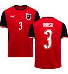 Men 3 Austria Kevin Danso World Cup Away Replica Jersey  1