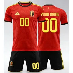 2026 FIFA World Cup Belgium Soccer Home Jersey Custome