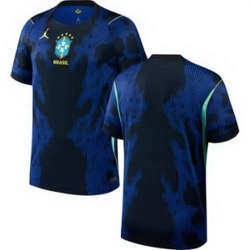 Men 0 Brazil National Team Blank 2026 Home Jersey 2