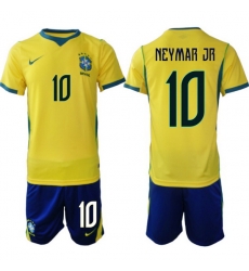Men Brazil 2026 FIFA World Cup Yellow Home Soccer Jersey NEYMAR JR #10 Men Brazil 2026 FIFA World Cup Yellow Home Soccer Jersey NEYMAR JR #10