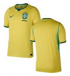 Men Men 0 Brazil National Team Blank 2026 Home Jersey 1