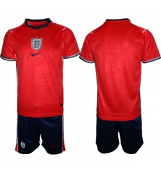 England FIFA World Cup 2026 White Soccer Jersey Blank Red
