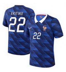 Men 22Hugo Ekitike France Jersey   2